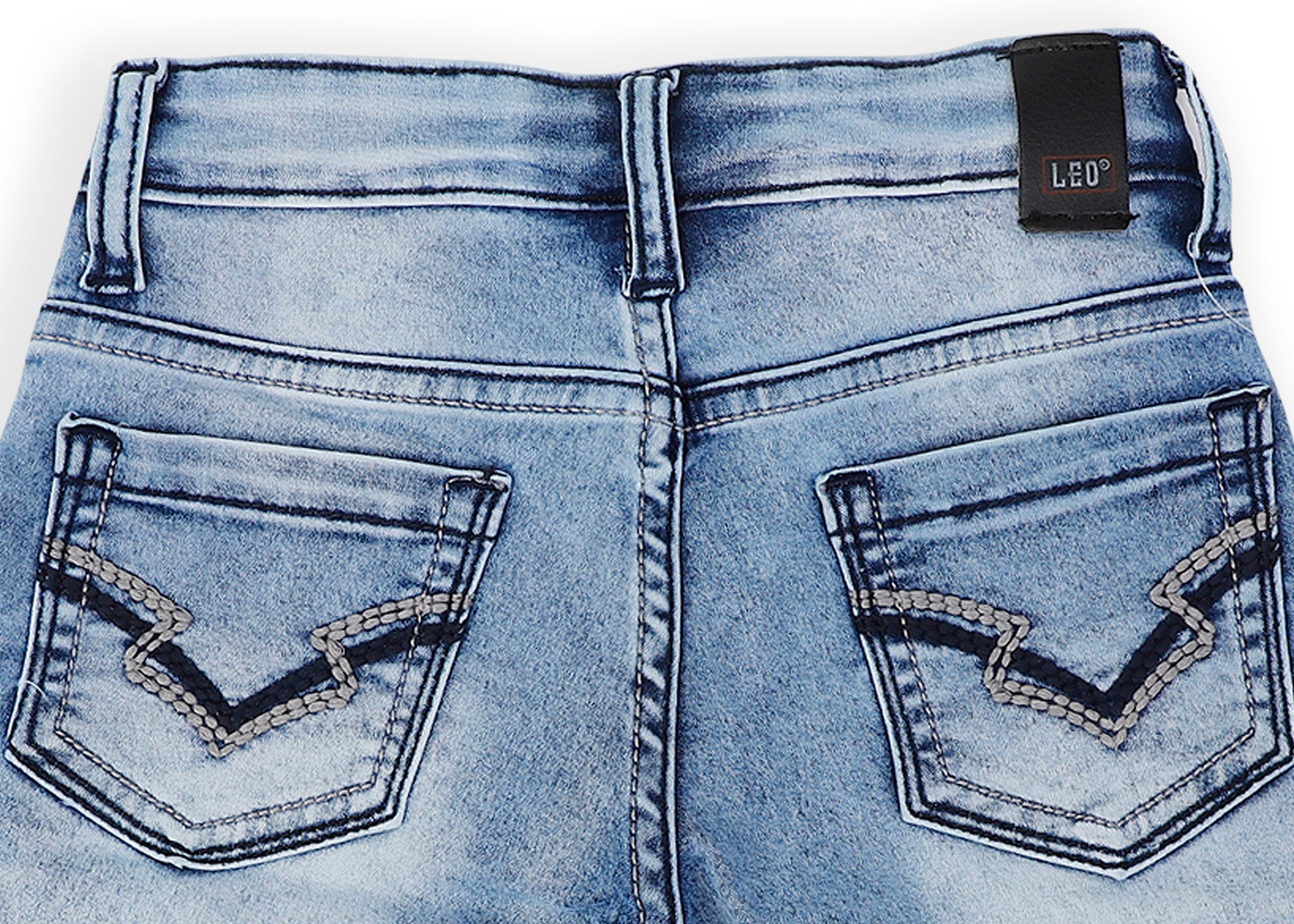 Leo Stretch Denim Fashion Bermuda - Denim-X