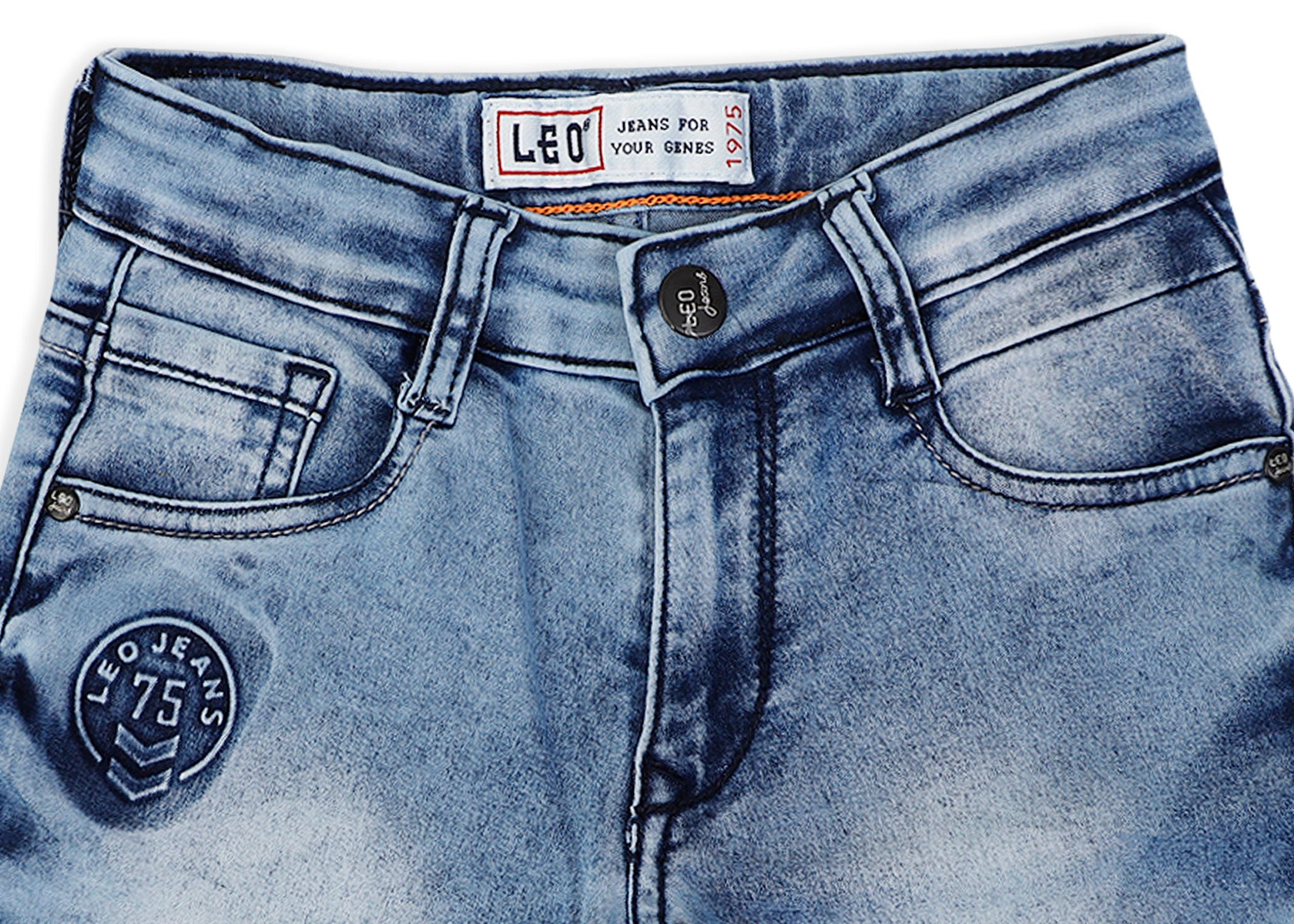 Leo Stretch Denim Fashion Bermuda - Denim-X