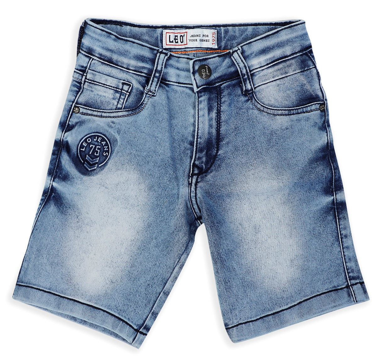 Leo Stretch Denim Fashion Bermuda - Denim-X