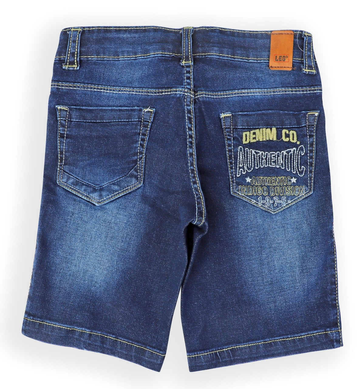 Leo Stretch Denim Fashion Bermuda - Raw Wash