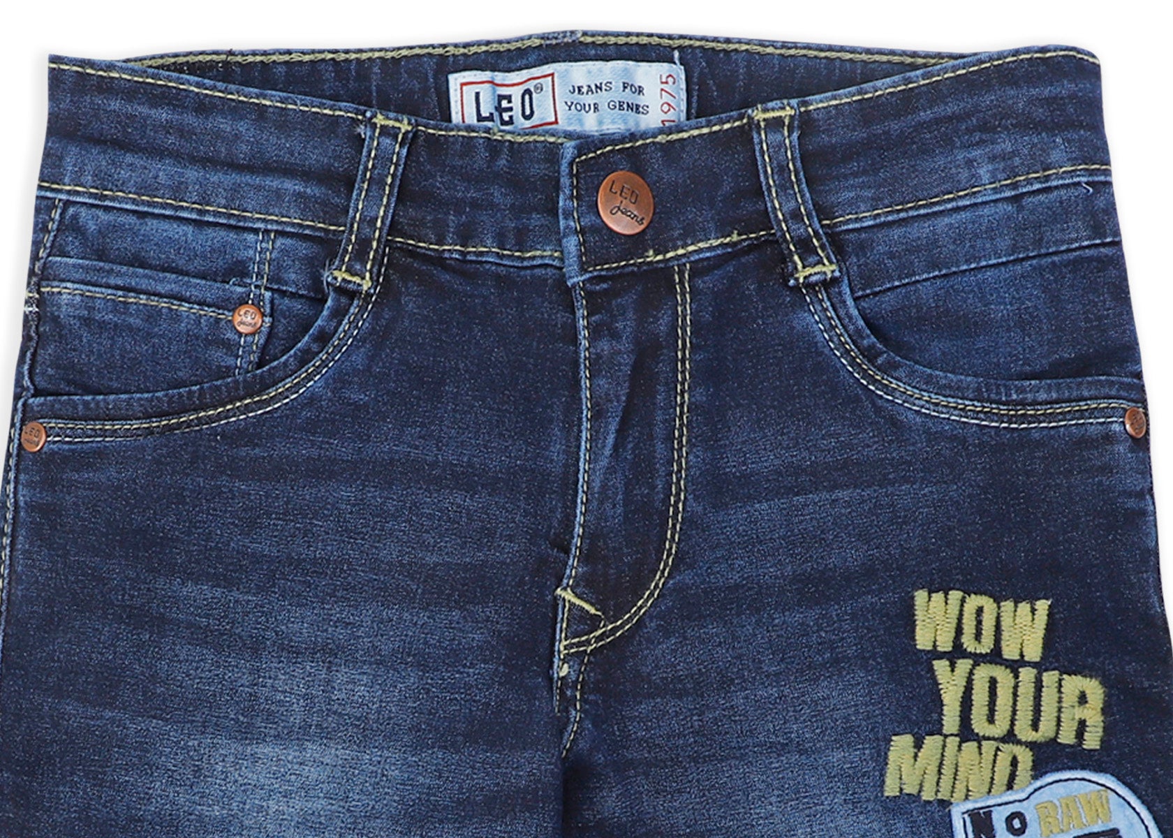 Leo Stretch Denim Fashion Bermuda - Raw Wash