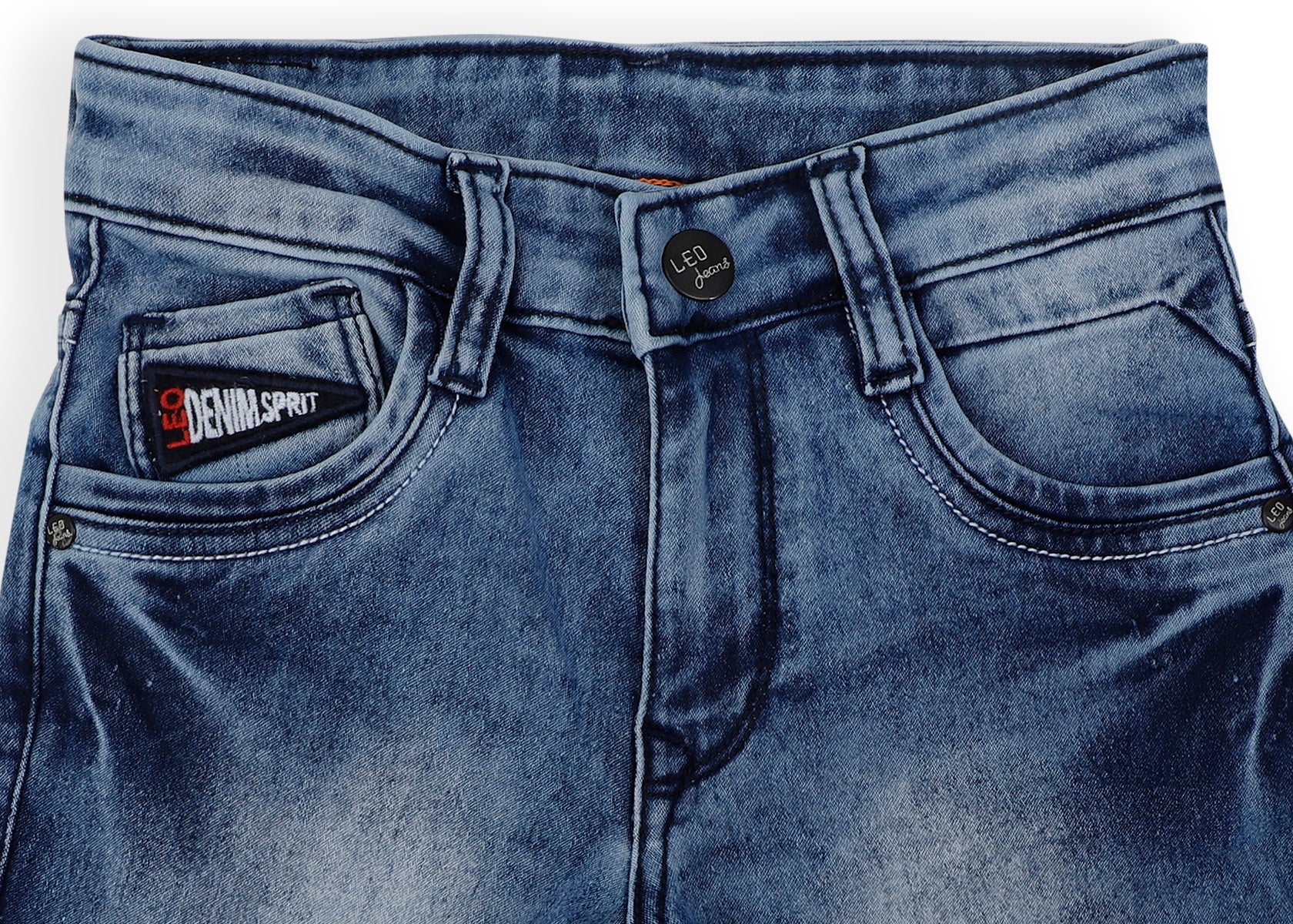 Leo Stretch Denim Fashion Bermuda - Denim-X