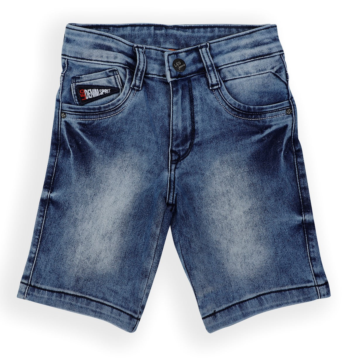 Leo Stretch Denim Fashion Bermuda - Denim-X