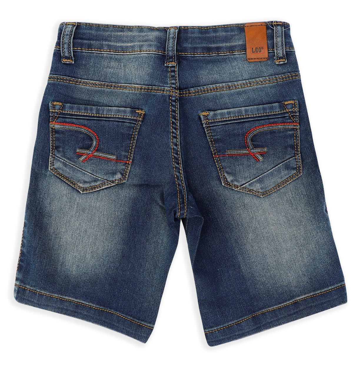 Leo Stretch Denim Fashion Bermuda - Khaki Tint