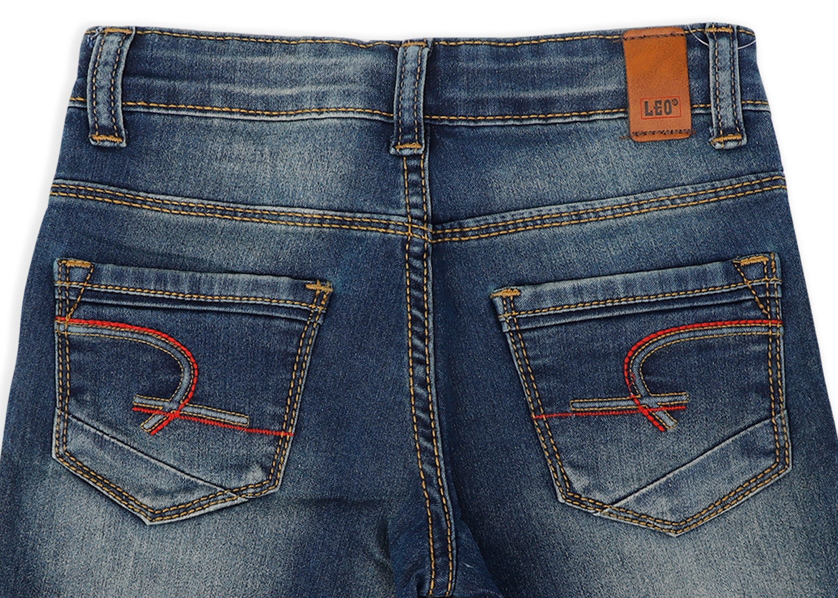 Leo Stretch Denim Fashion Bermuda - Khaki Tint