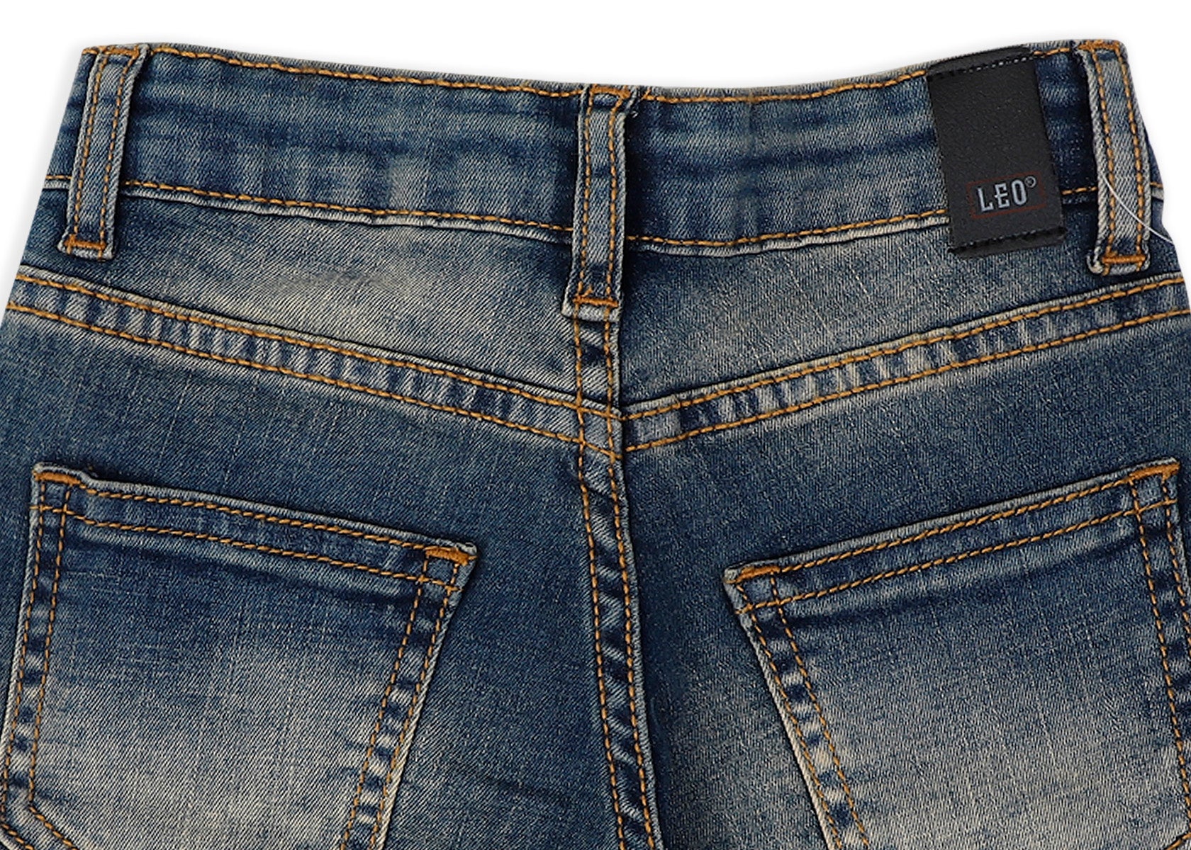 Leo Stretch Denim Fashion Bermuda - Fawn Tint