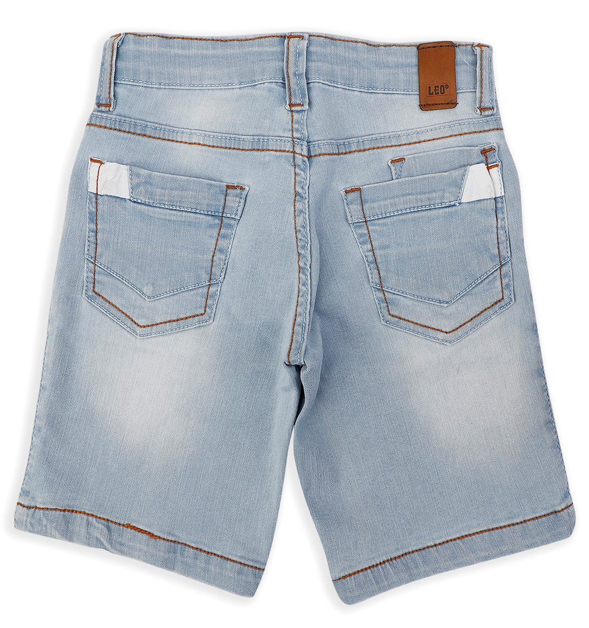 Leo Stretch Denim Fashion Bermuda - Ice Wash