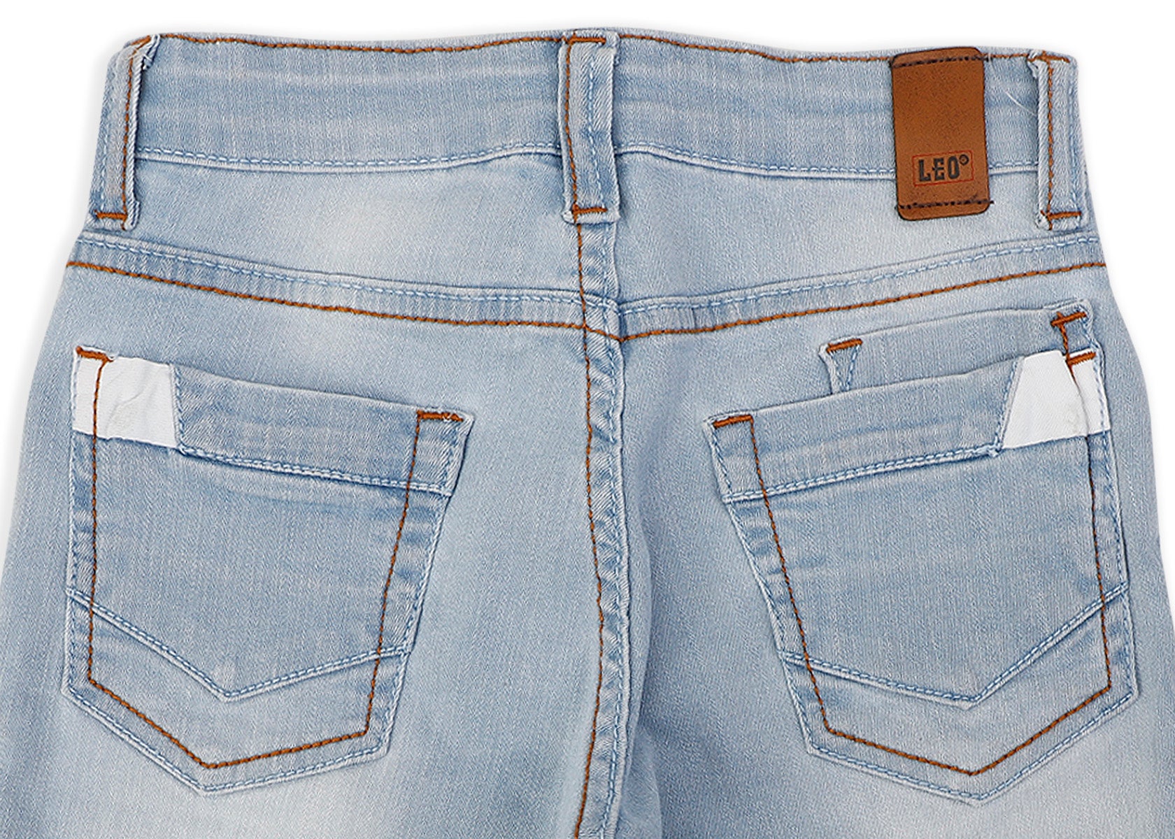 Leo Stretch Denim Fashion Bermuda - Ice Wash