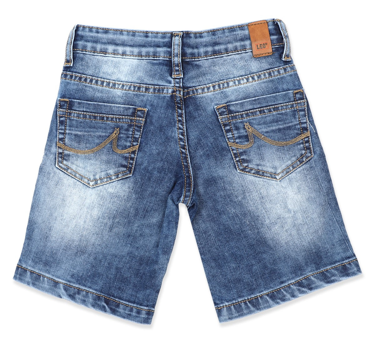 Leo Stretch Denim Fashion Bermuda - River Wash