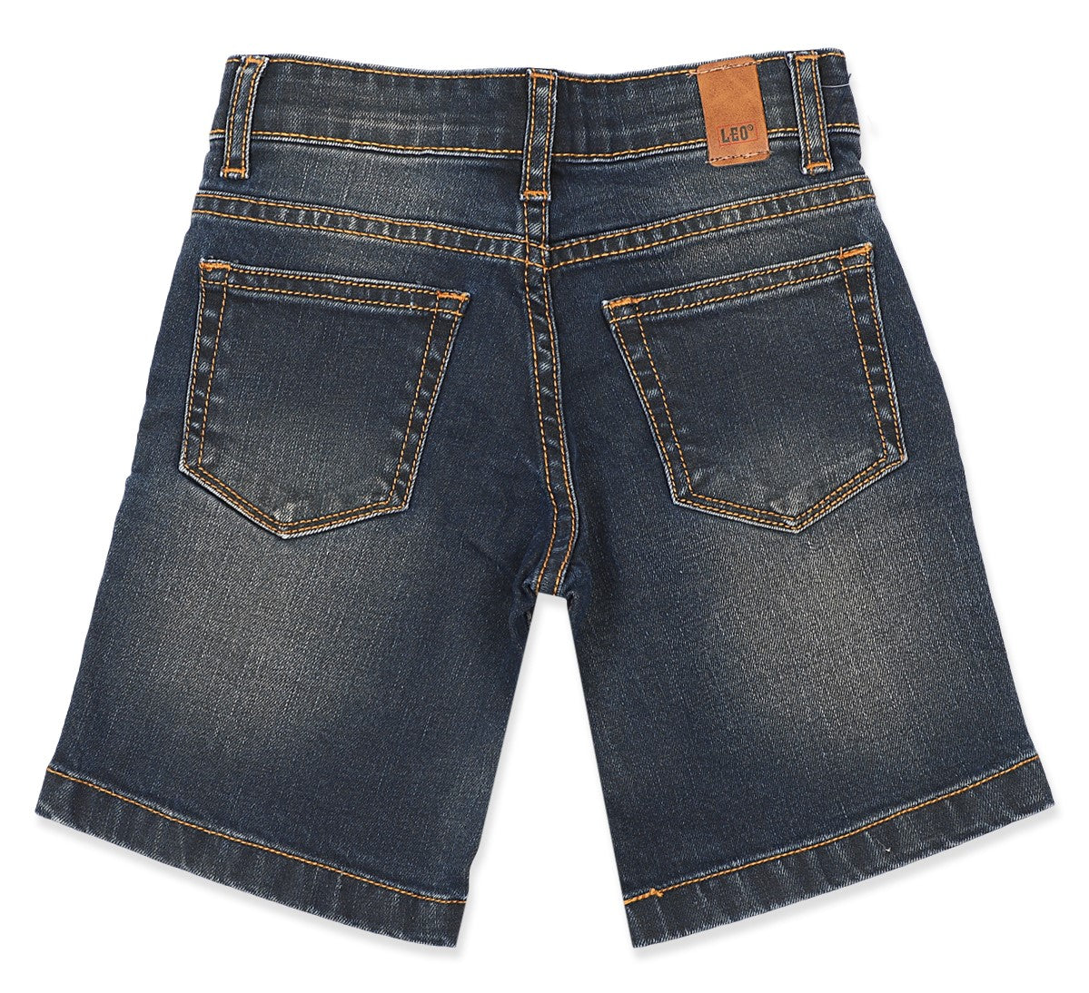 Leo Stretch Denim Fashion Bermuda - Rust Tint