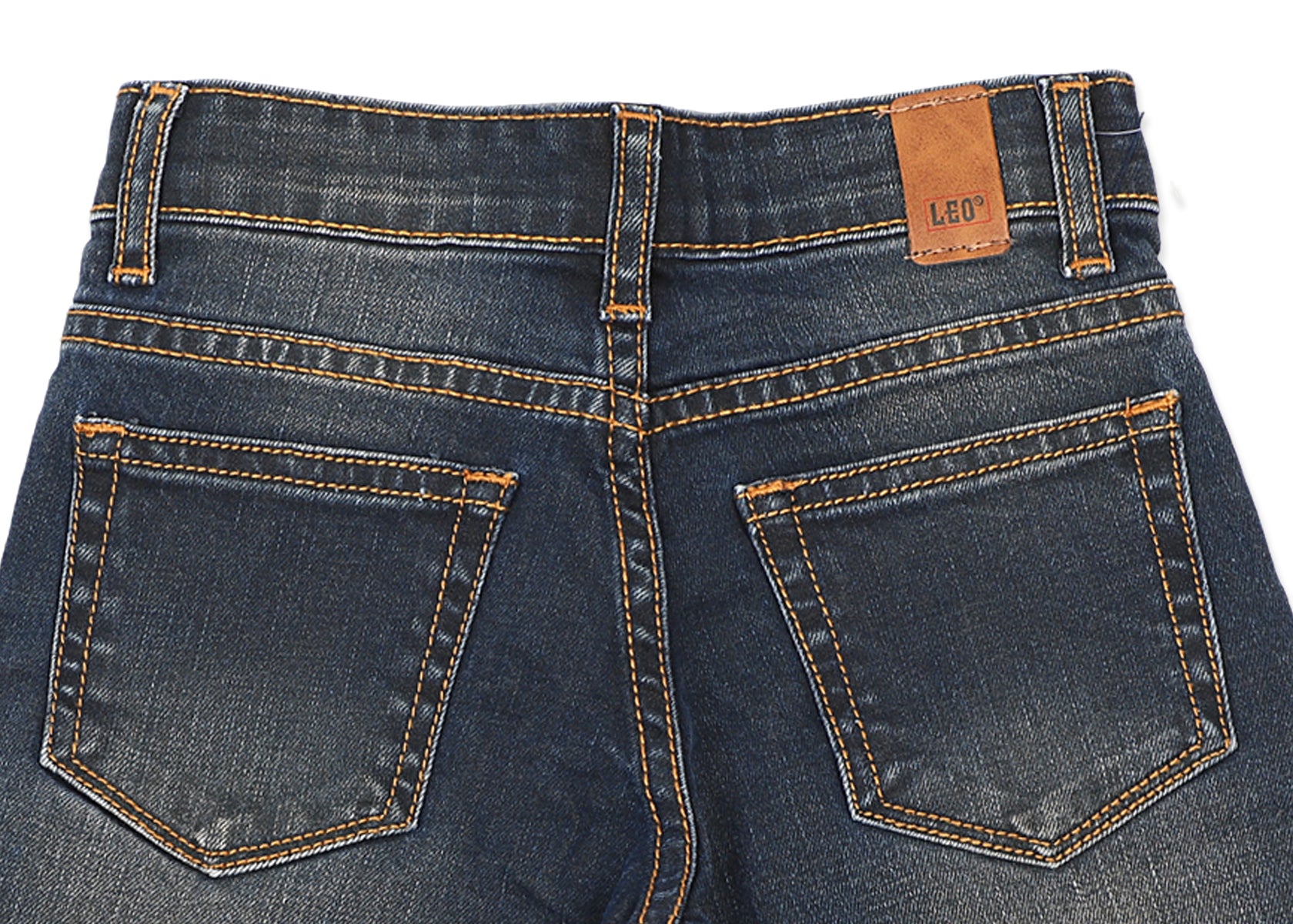 Leo Stretch Denim Fashion Bermuda - Rust Tint