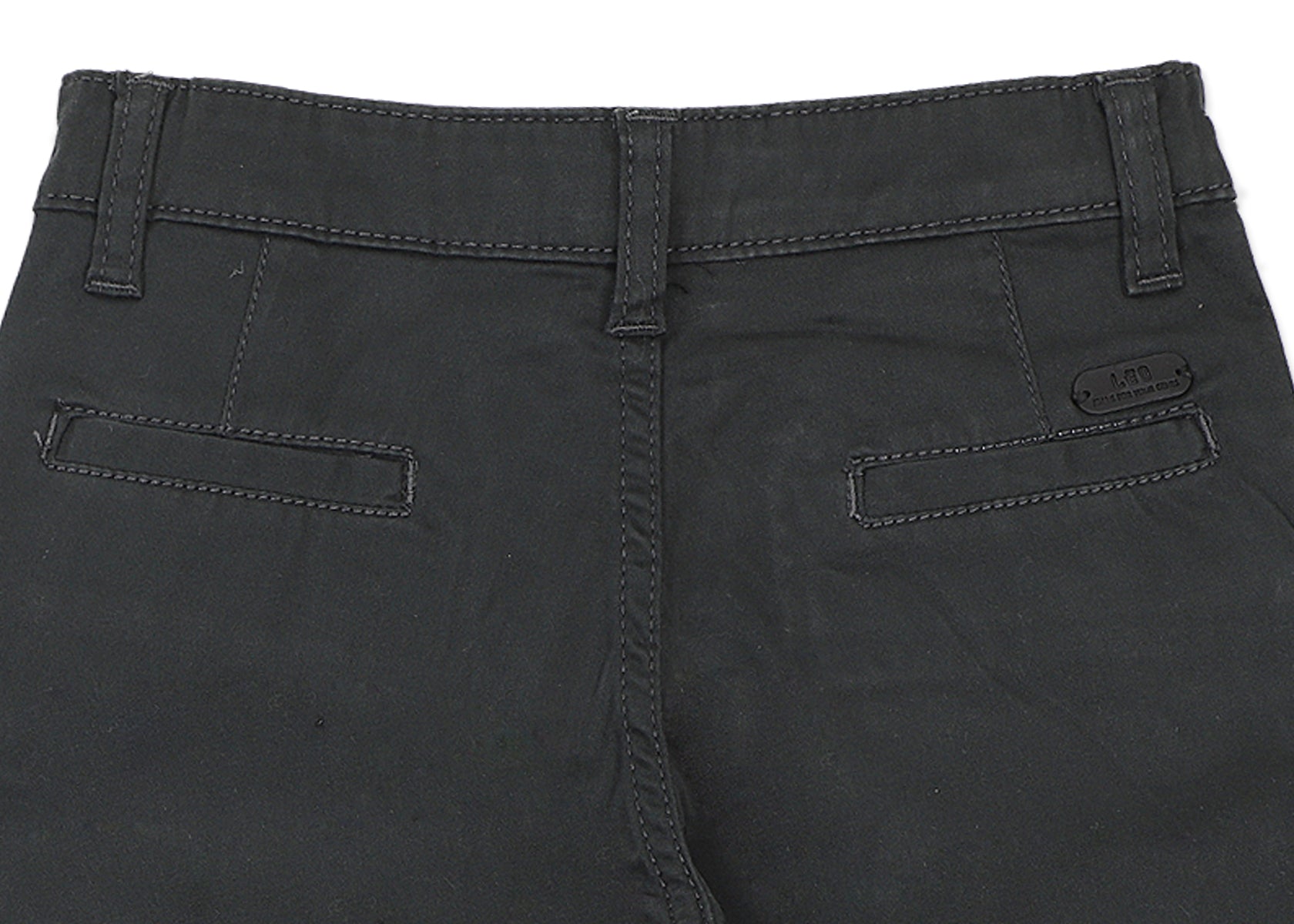 Leo Stretch Cotton Fashion Bermuda - D. Green