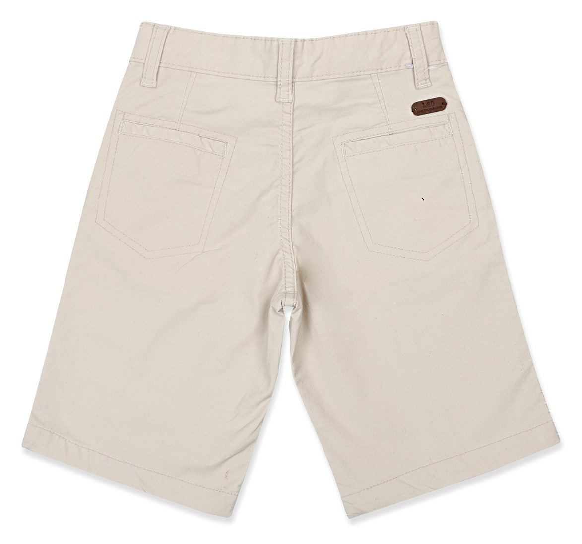 Leo Stretch Cotton Fashion Bermuda - Fawn