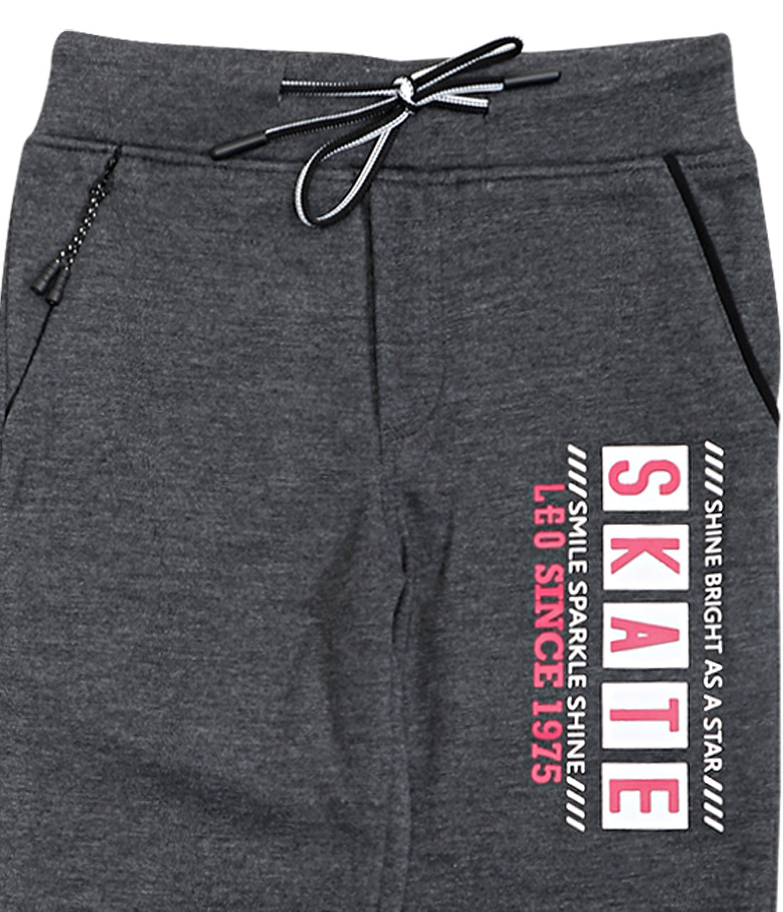 Leo Full Length Track Pant - Black Heather