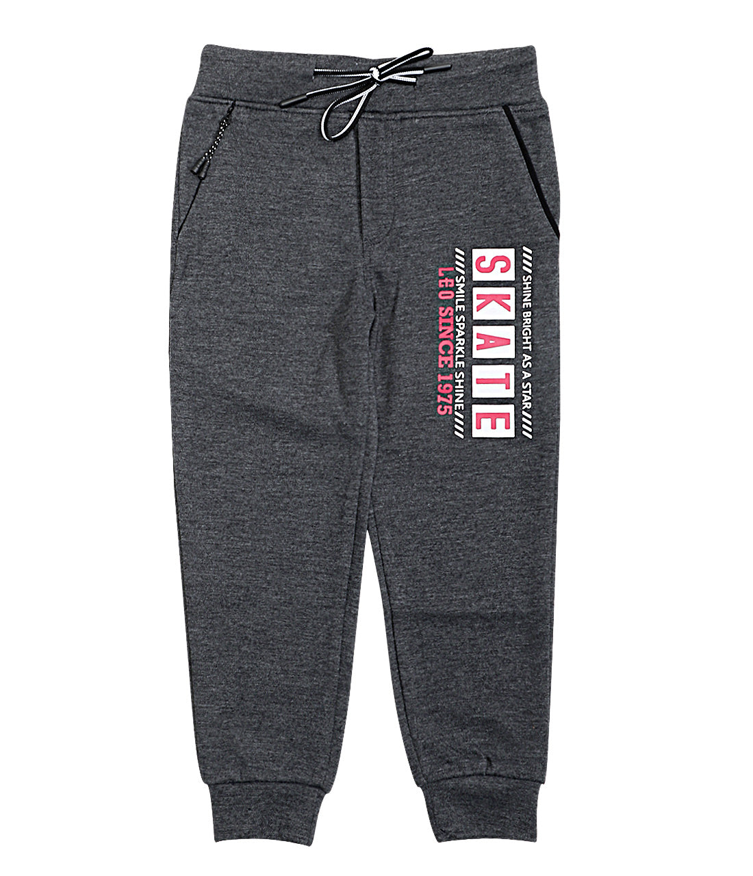 Leo Full Length Track Pant - Black Heather