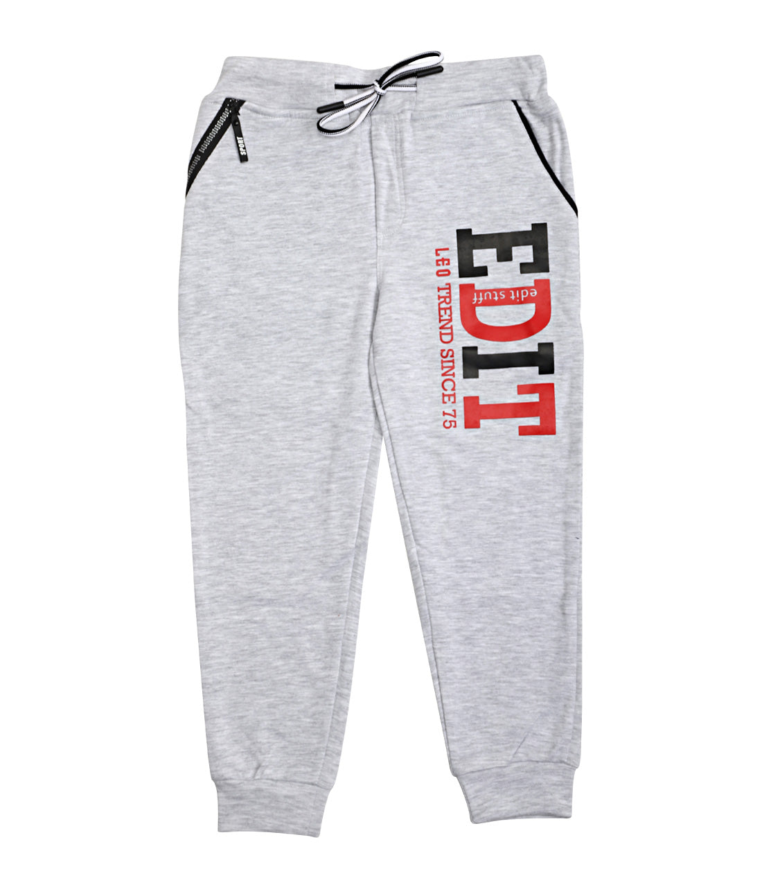 Leo Full Length Track Pant - Grey Melange